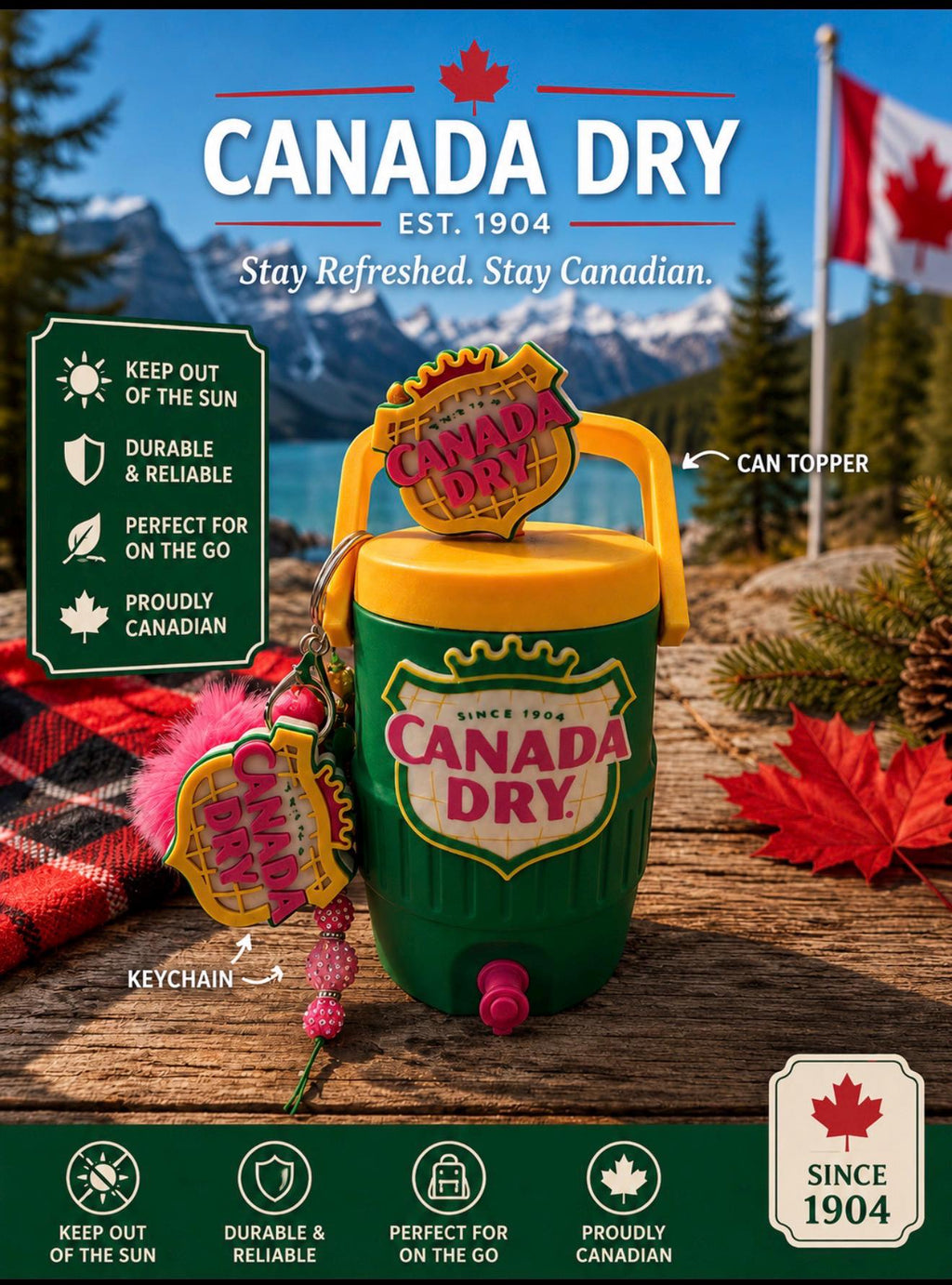 Ginger Ale Inspired Can cooler