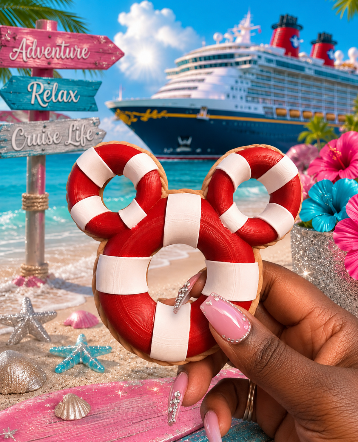 Large Cute Cruise Magnets