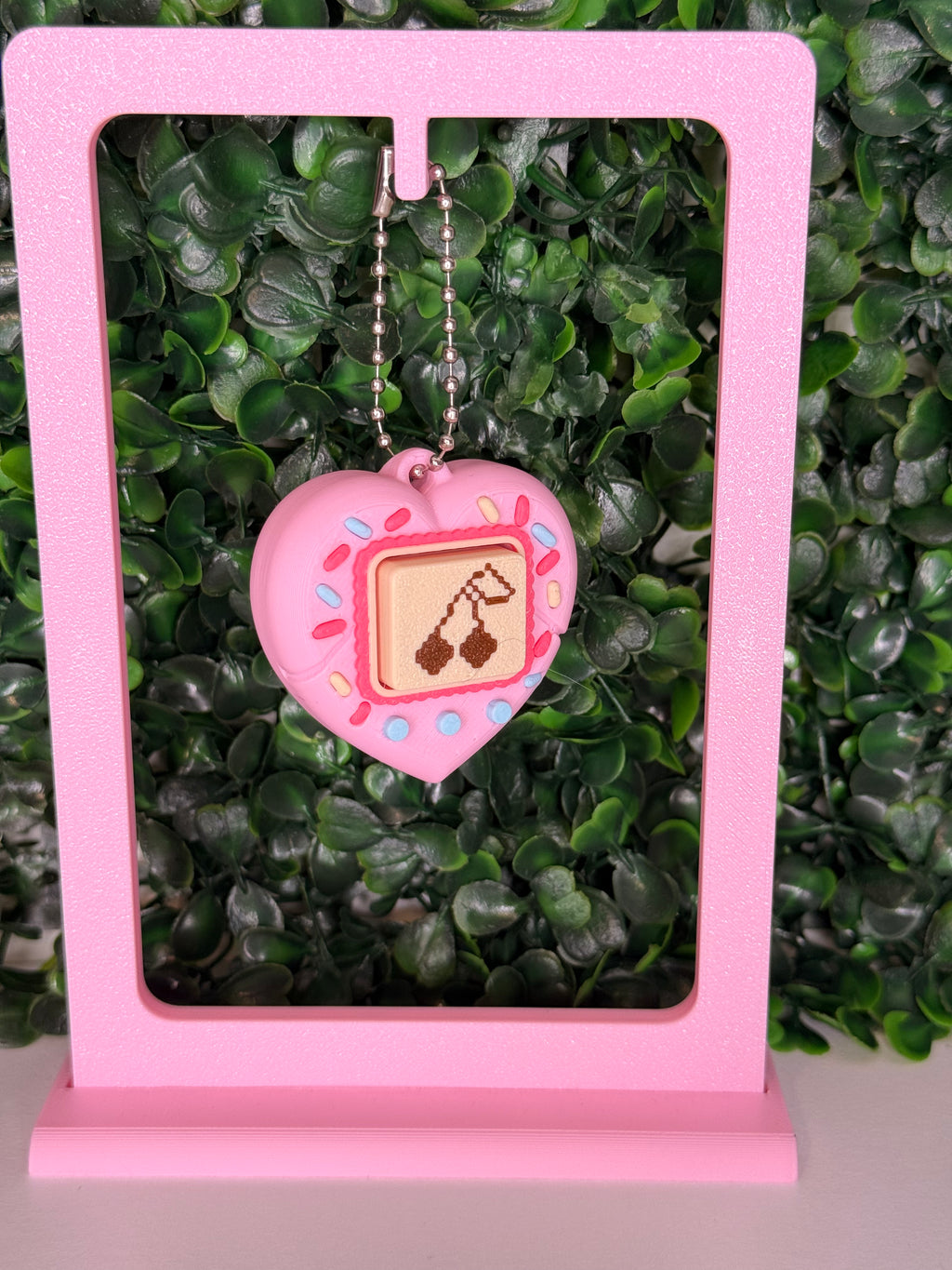 Candy Heart Clicker Keychain
