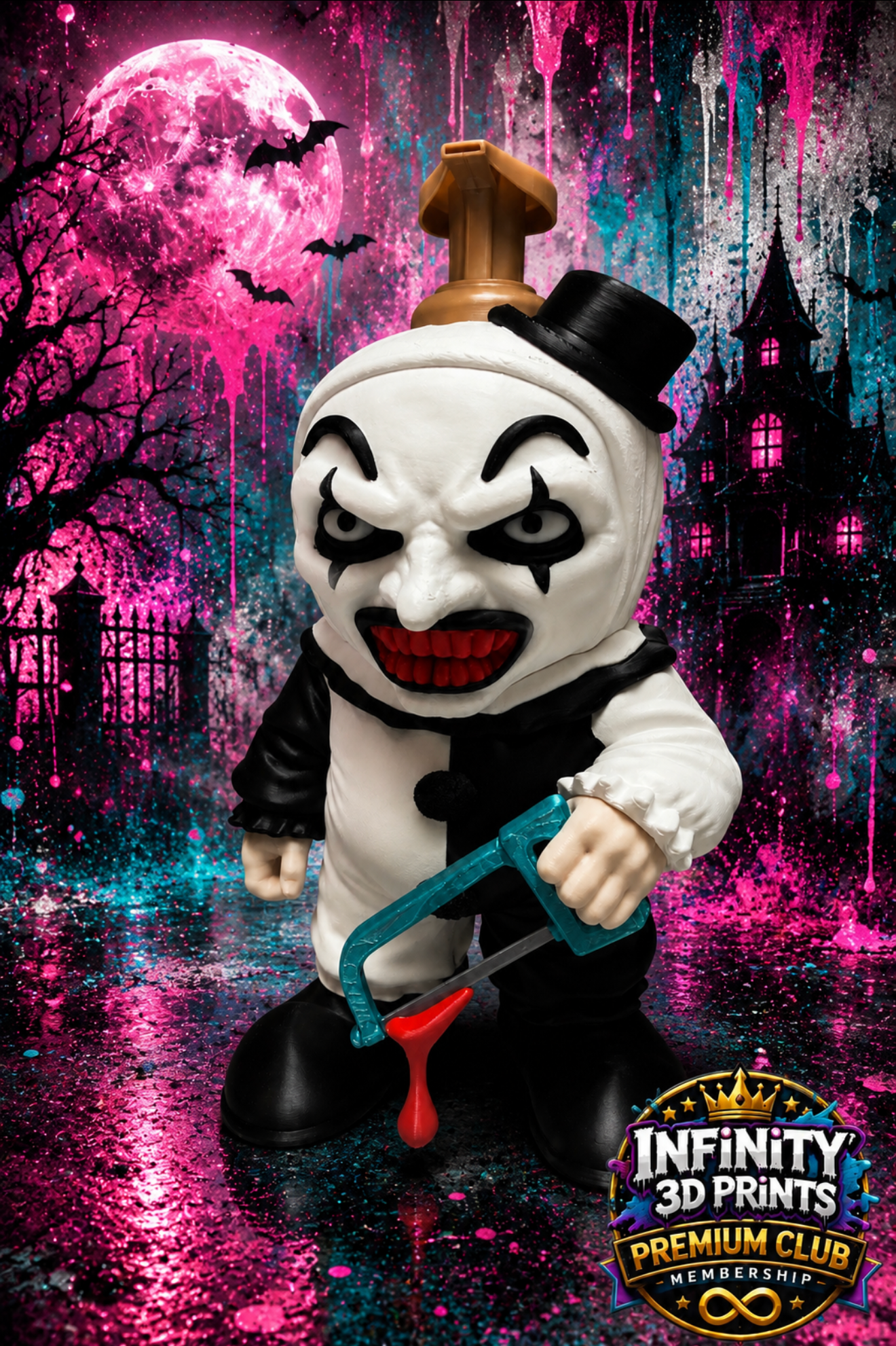 Creepy Clown Man (BBW) Soap Foam Holder